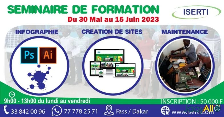 Vente de Formations à Dakar dès 50000 FCFA - Emploi & service