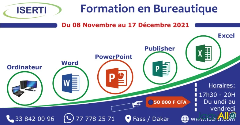 Vente de Formations à Gueule Tapee Fass Colobane dès 50000 FCFA - Emploi & service