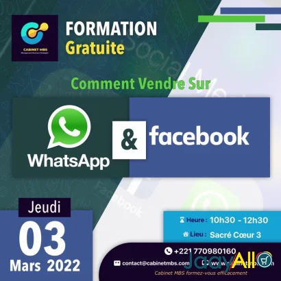 Vente de Formations à Mermoz Sacre Coeur dès 0 FCFA - Emploi & service